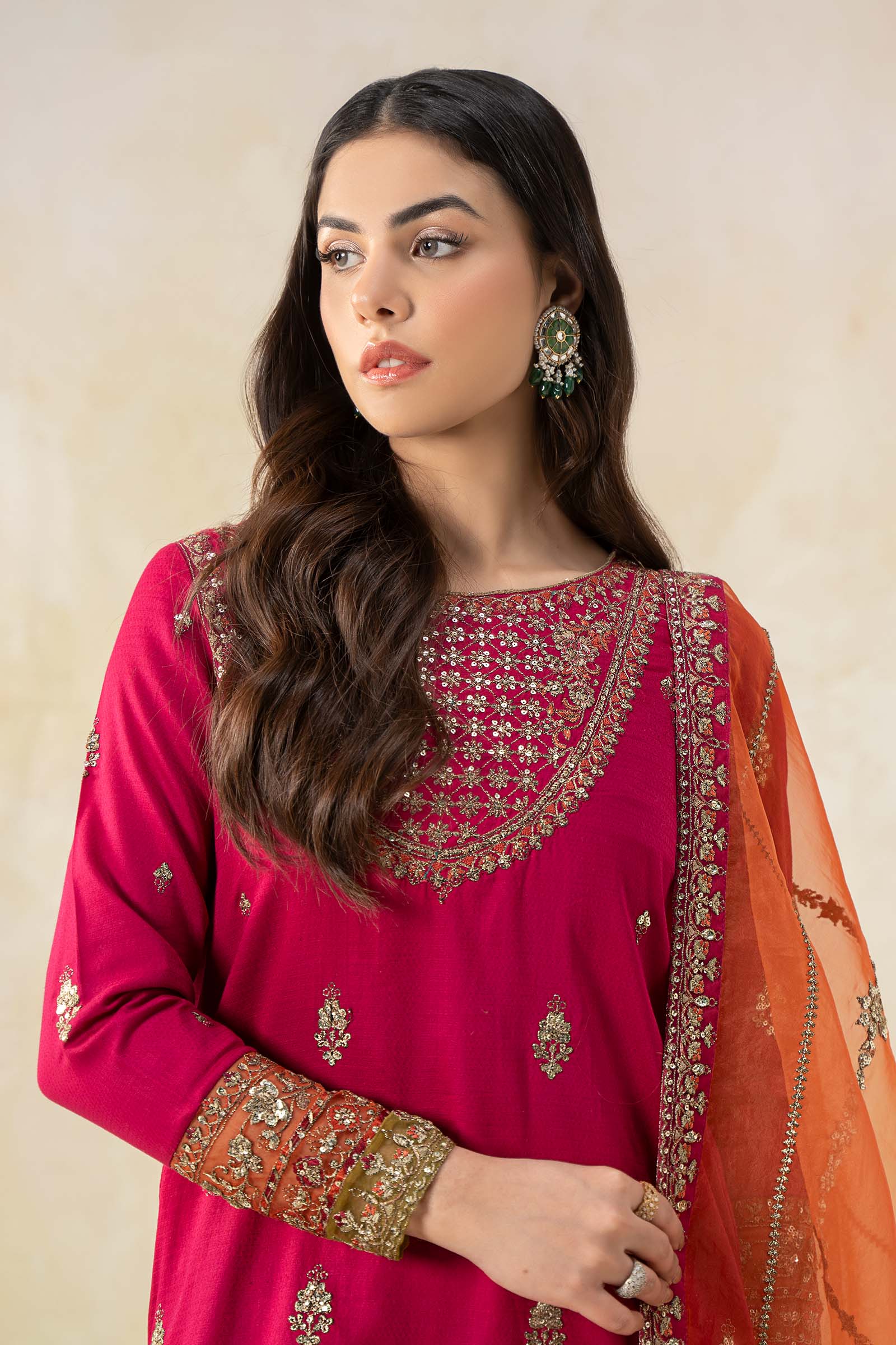 3 Piece Embroidered Dobby Lawn Suit - Image 7