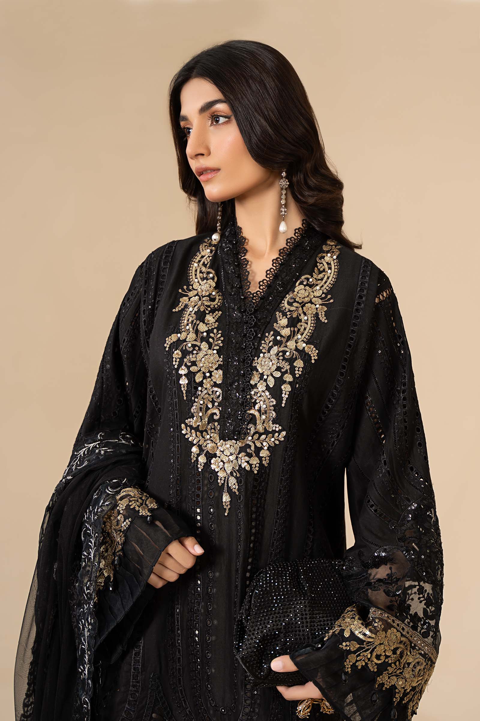 3 Piece Embroidered Lawn Suit | ELS-24-03 - Image 2