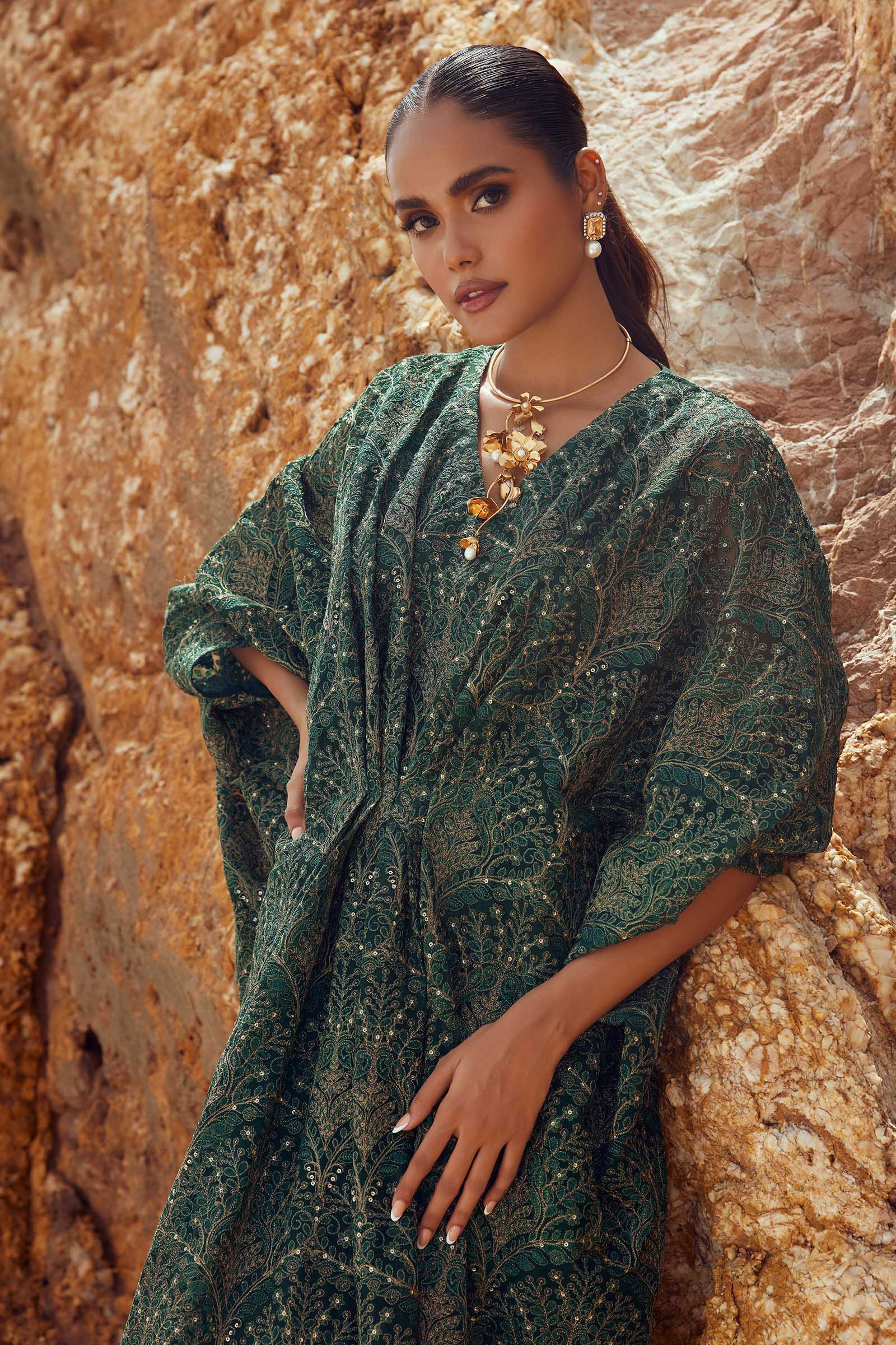 M.Luxe Fabrics Green LF-522 - Image 2