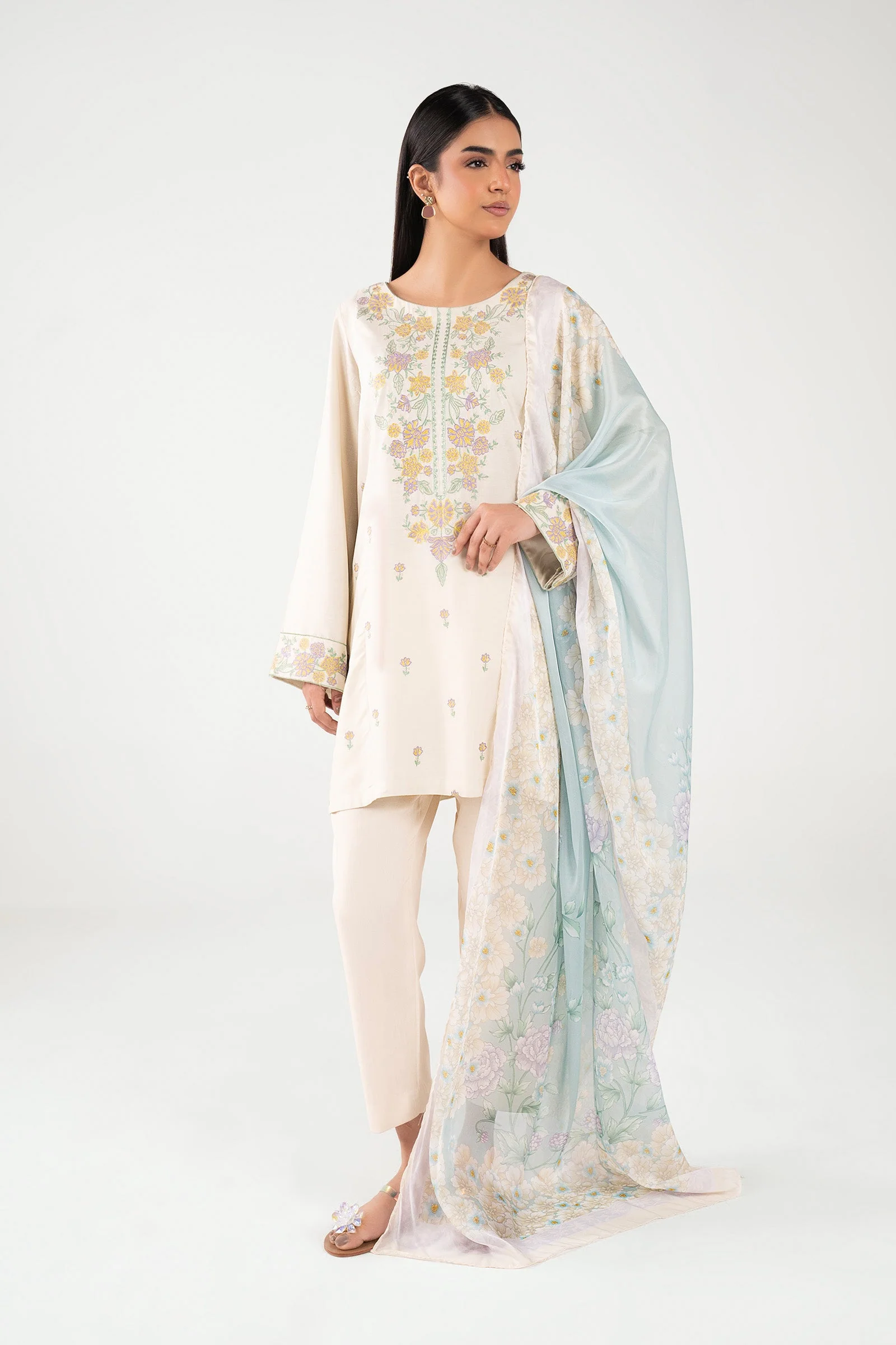 Printed Medium Silk Dupatta