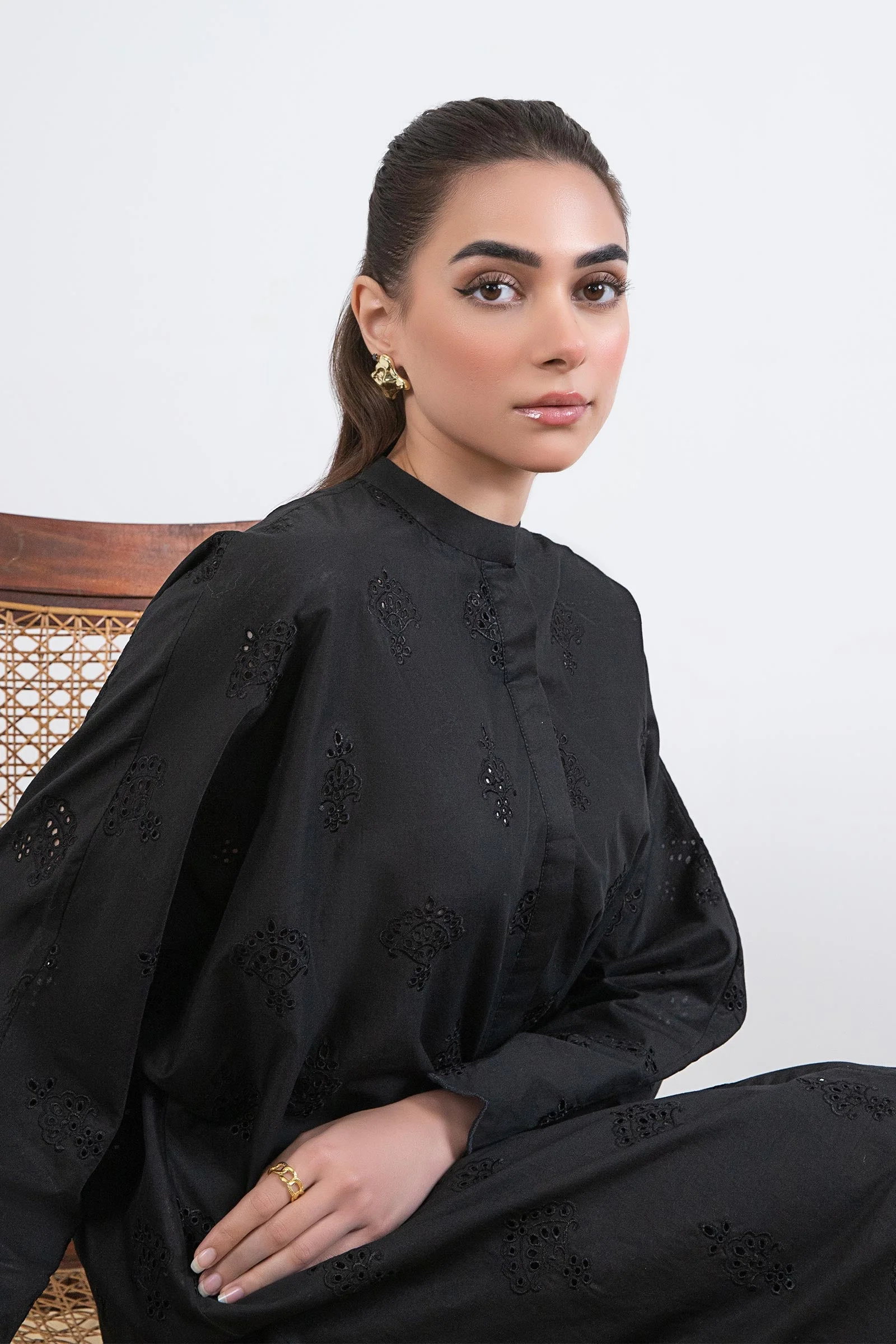 Embroidered Cambric Co-Ord Set - Image 2