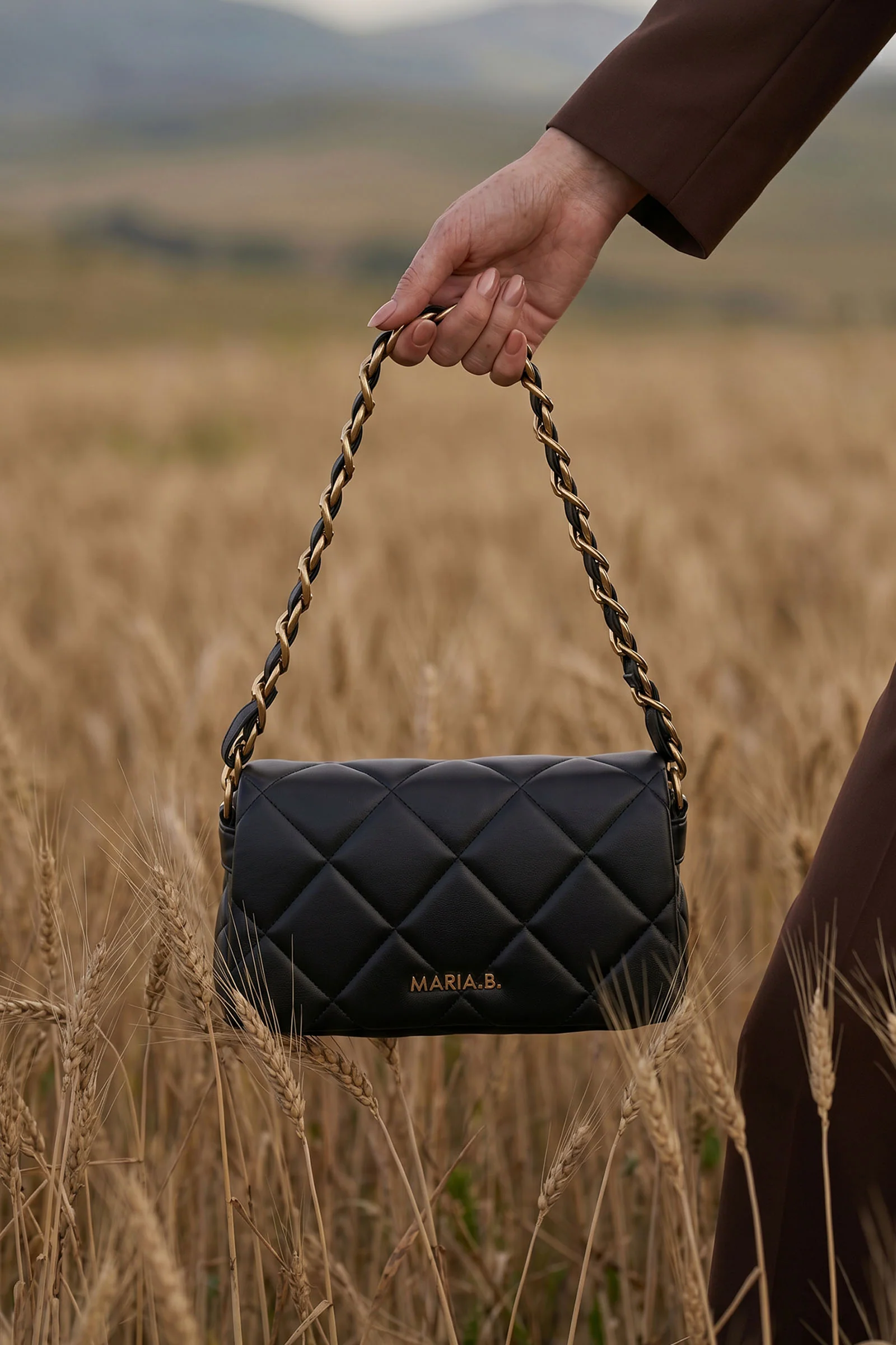 Quilted Messenger Bag - Image 2