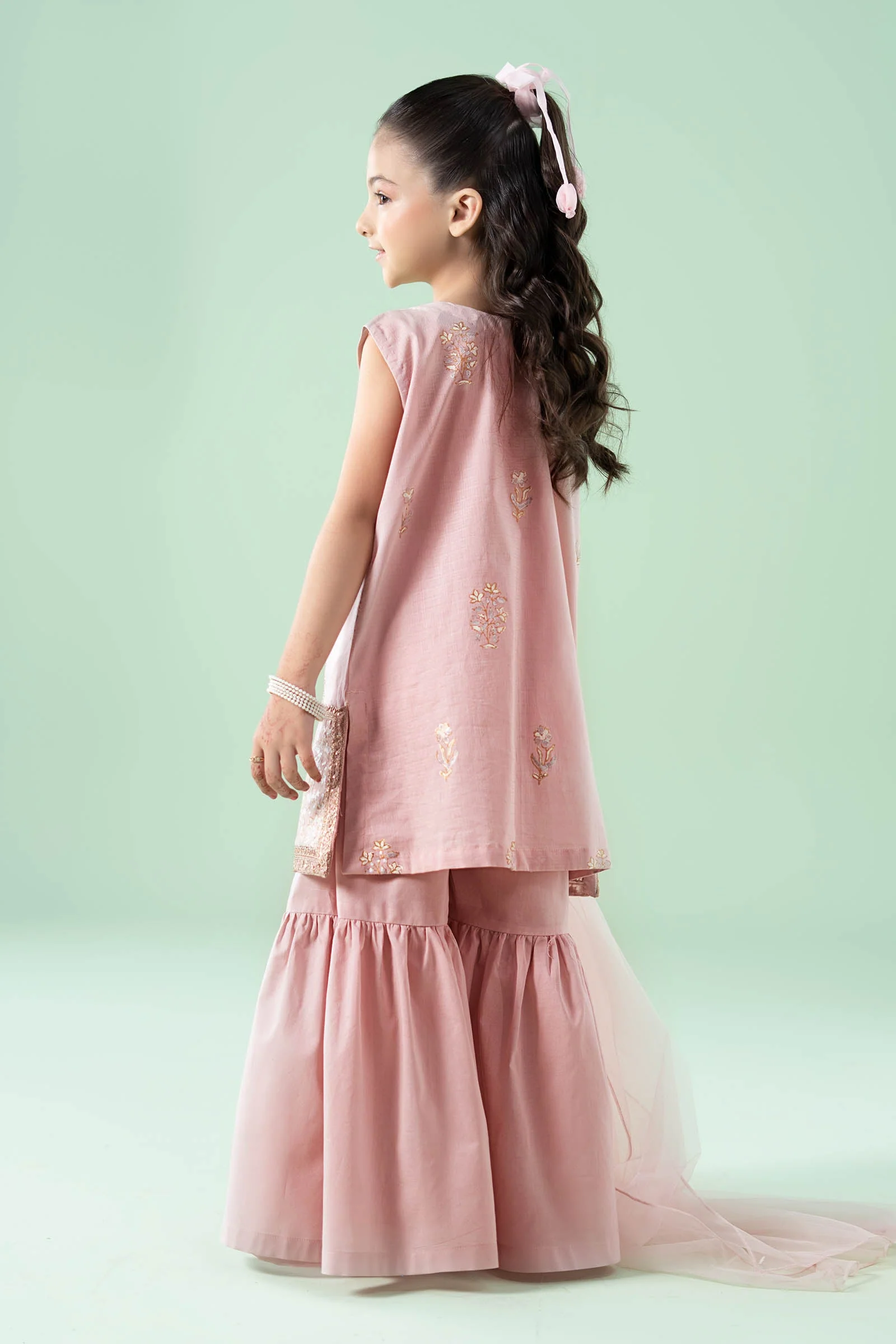 3 Piece Embroidered Dobby Suit - Image 7