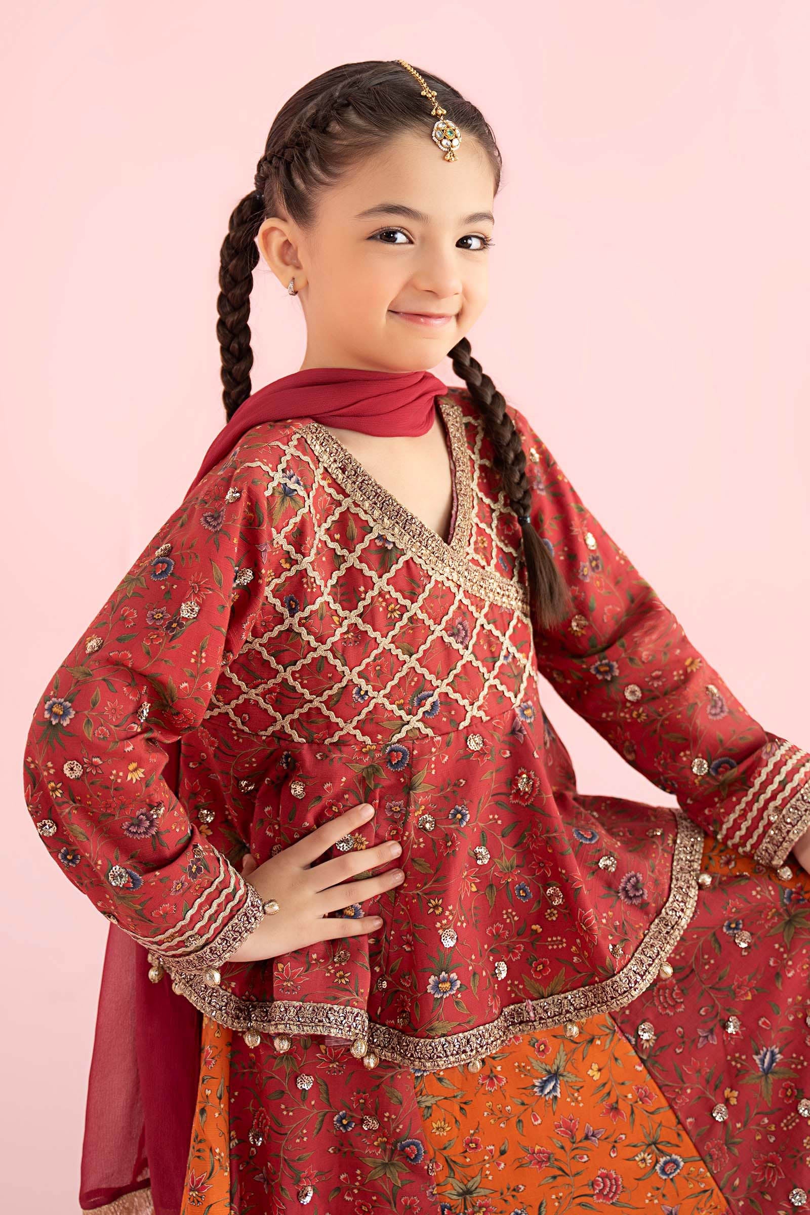 3 Piece Embroidered Khaddar Suit - Image 5