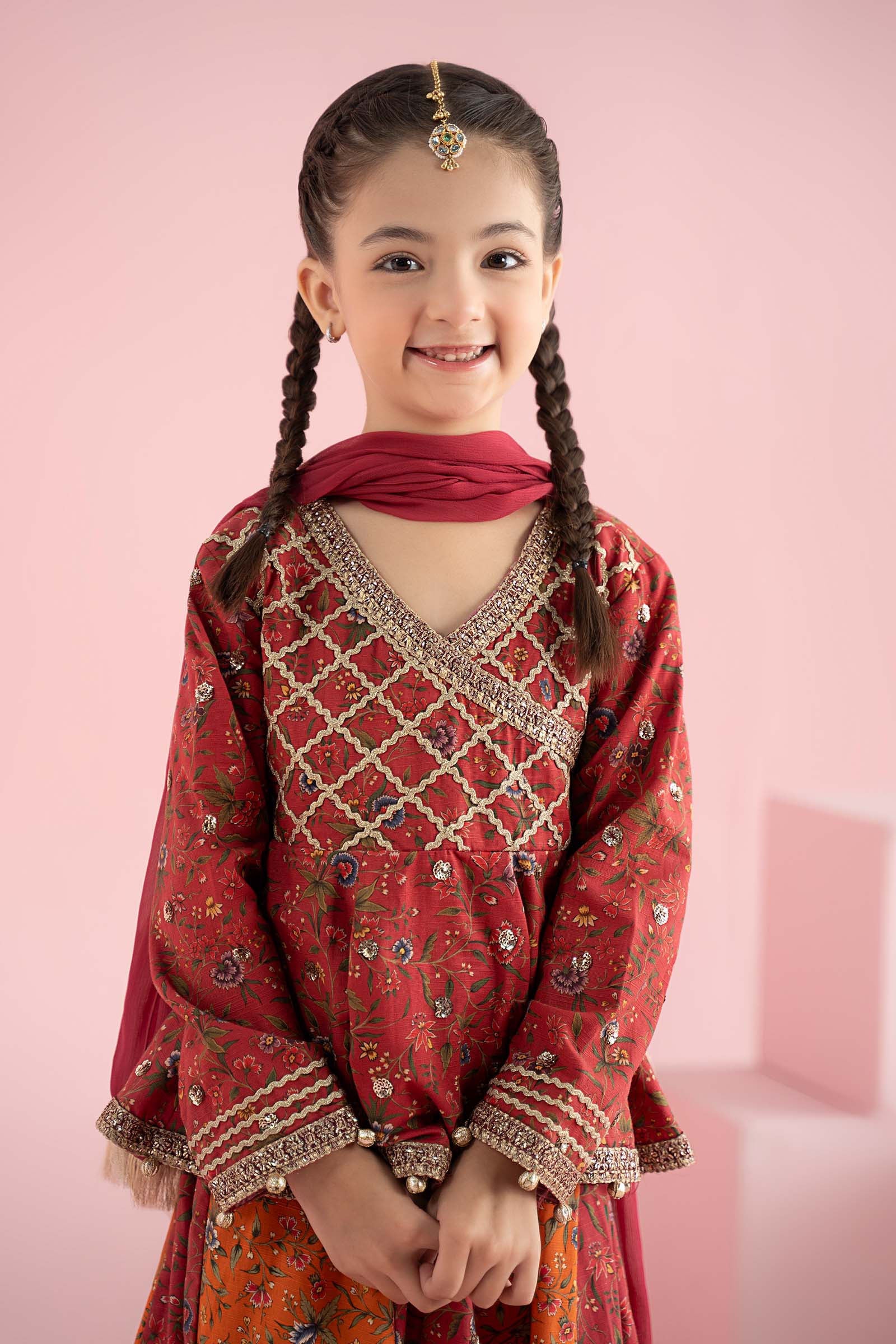 3 Piece Embroidered Khaddar Suit - Image 6