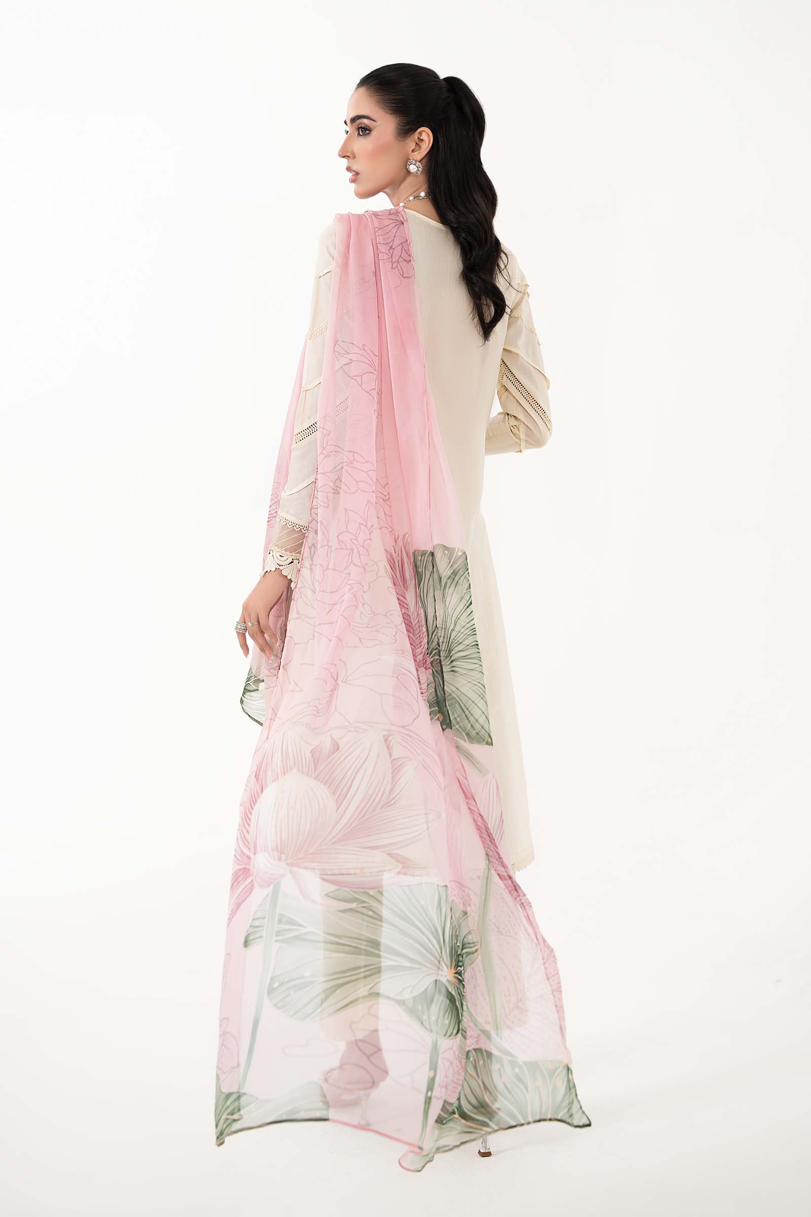 3 Piece Printed Dobby Lawn Suit | MPS-2201-A - Image 7