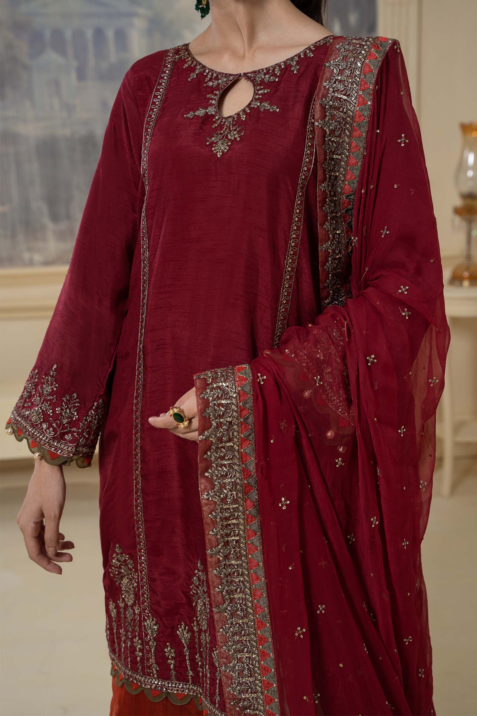 Suit Maroon SF-W23-20 - Image 3