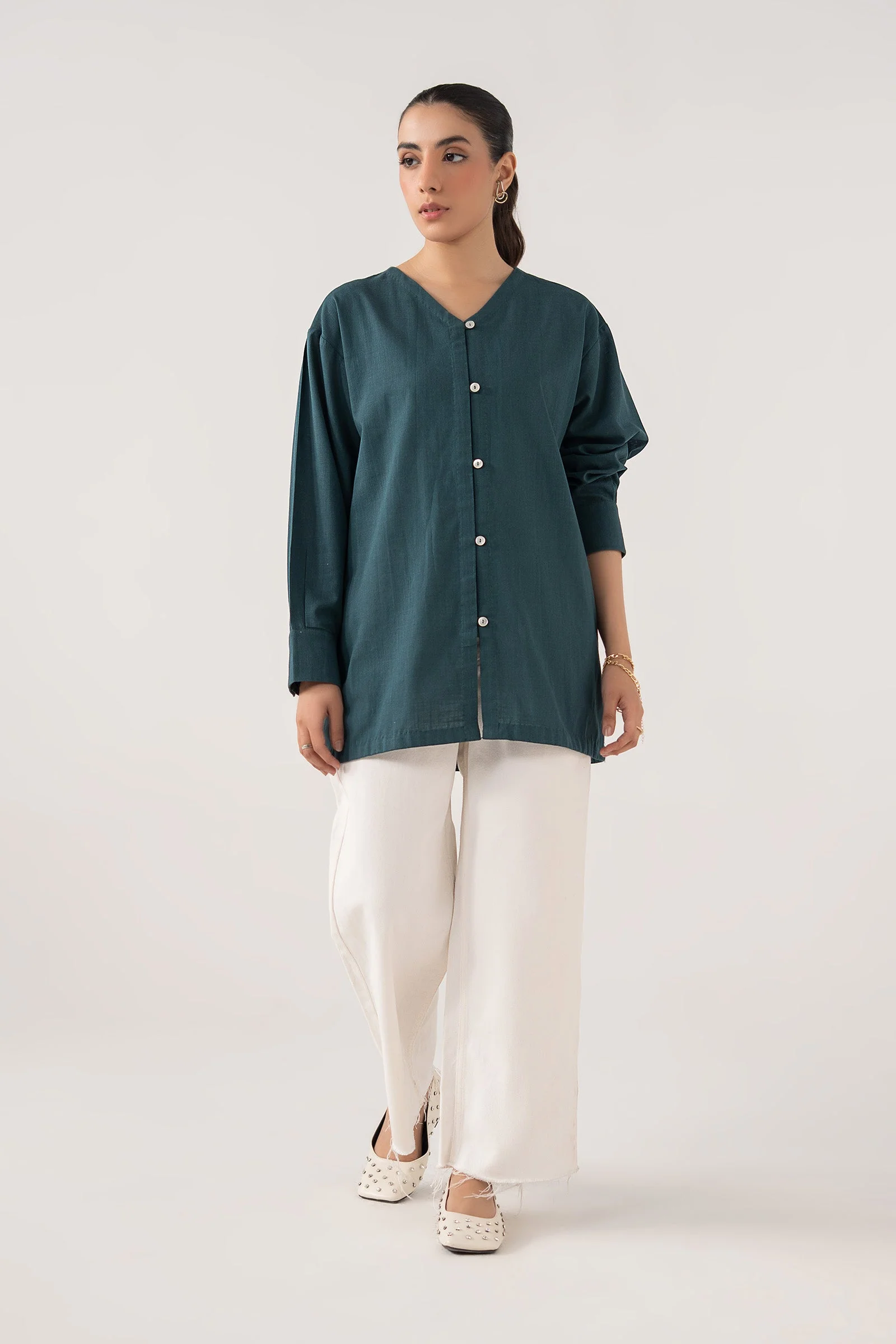 Classic V-Neck Top - Image 7