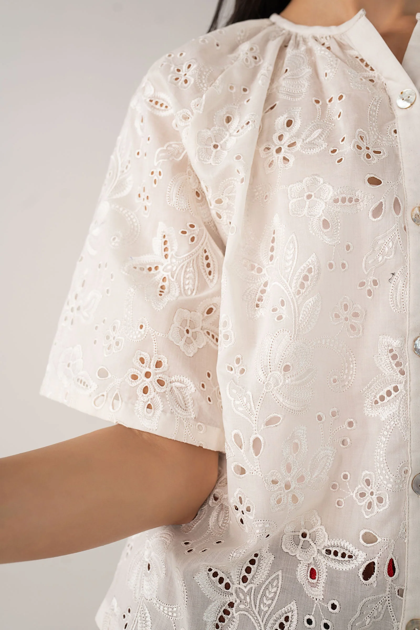 Floral Embroidered Top - Image 6